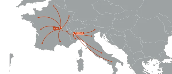 Spedizioni Torino-Lione-Torino