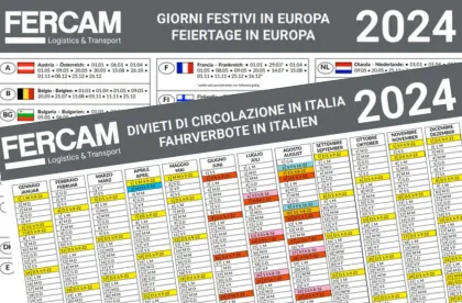 Calendars 2024: traffic bans and festivities